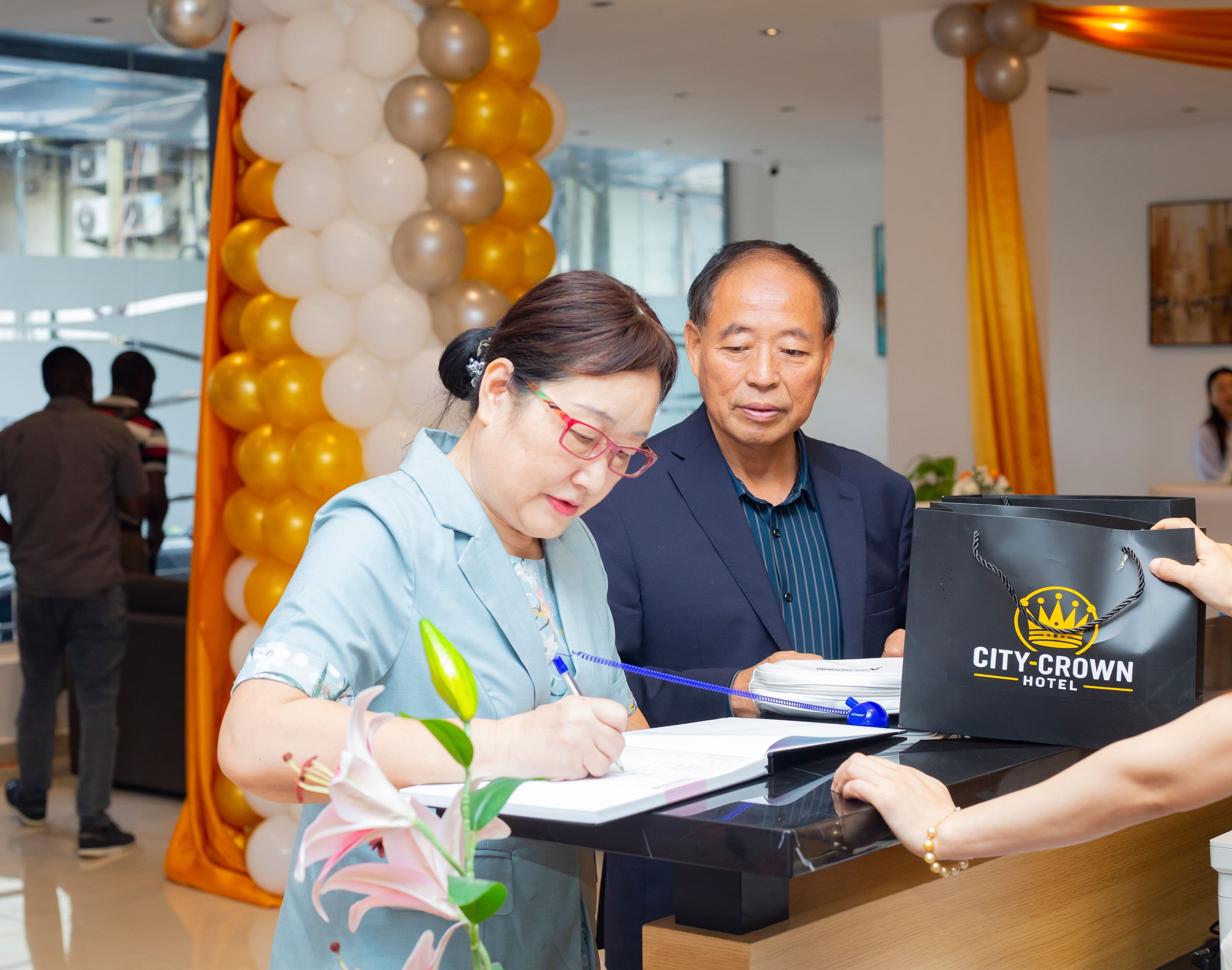 Corporate event decoration